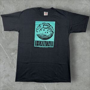 Vintage 80s Hawaii Paintbox Productions Wave Art Graphic Single Stitch Shirt -XL